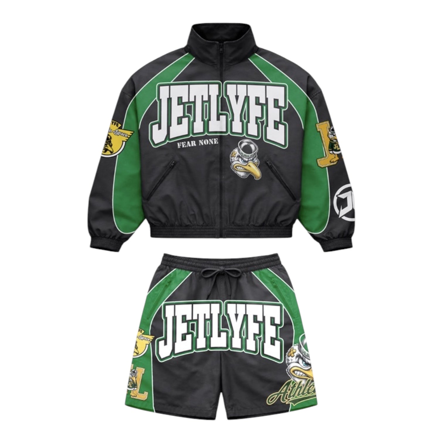 JET LYFE: Ducks Fear None Nylon Set JL092